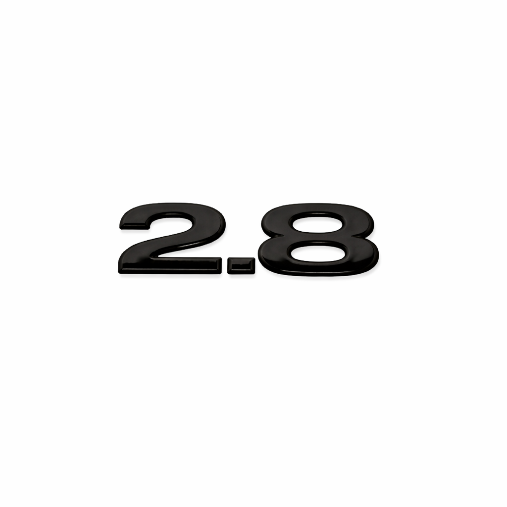 2.8 Siyah Bagaj Yazısı Audi Uyumlu