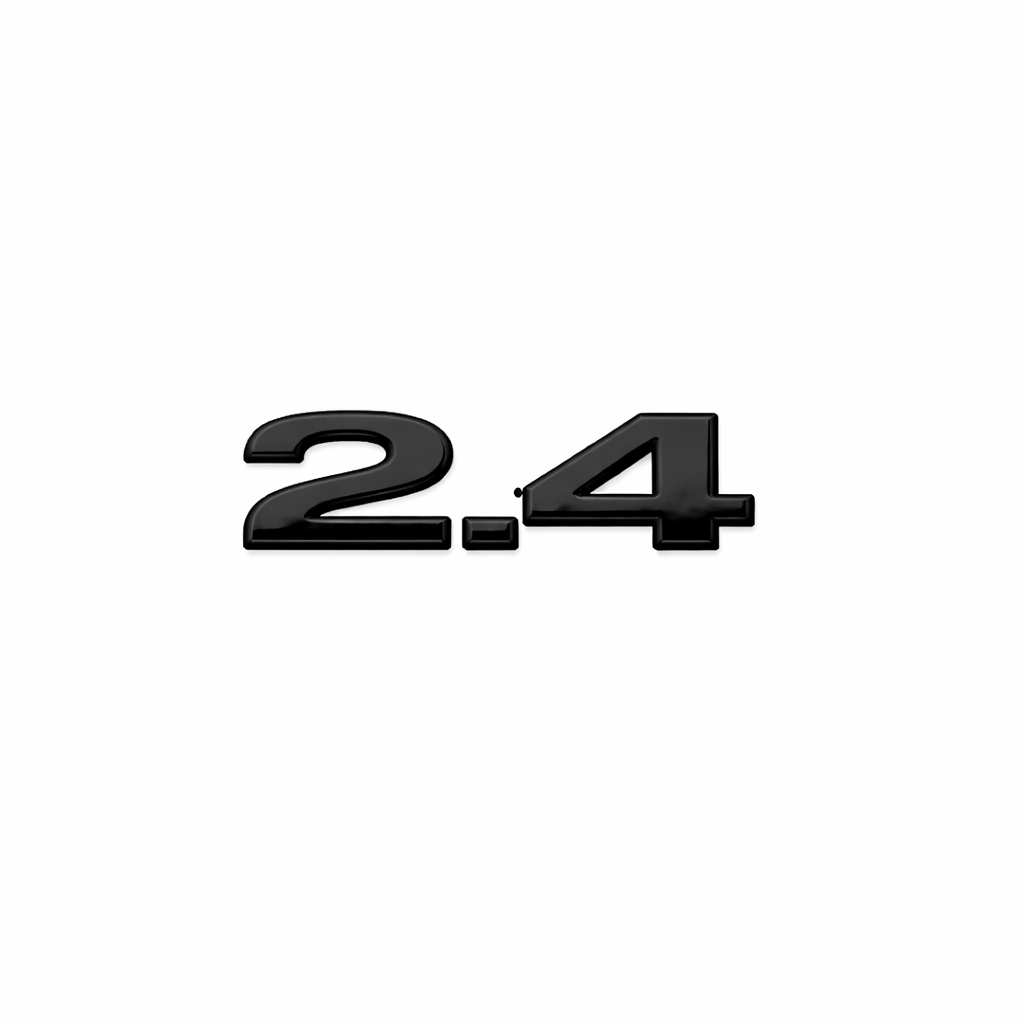 2.4 Siyah Bagaj Yazısı Audi Uyumlu