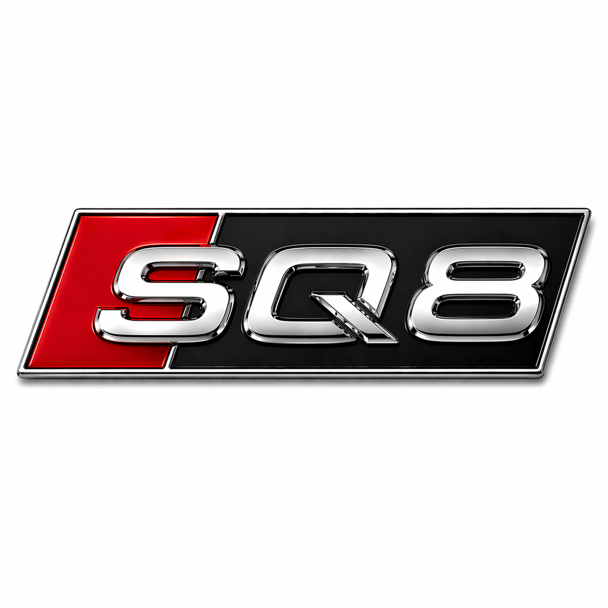S Q8 Krom Ön Panjur Yazısı Audi Uyumlu