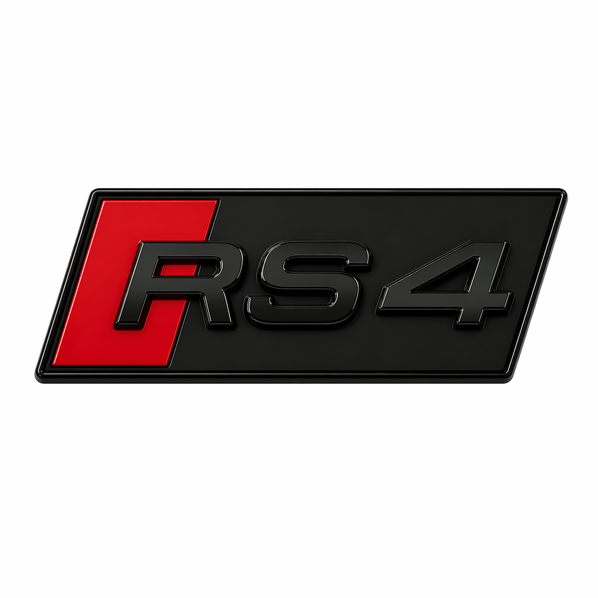 RS4 Ön panjur Siyah Ön Panjur Yazısı Audi Uyumlu