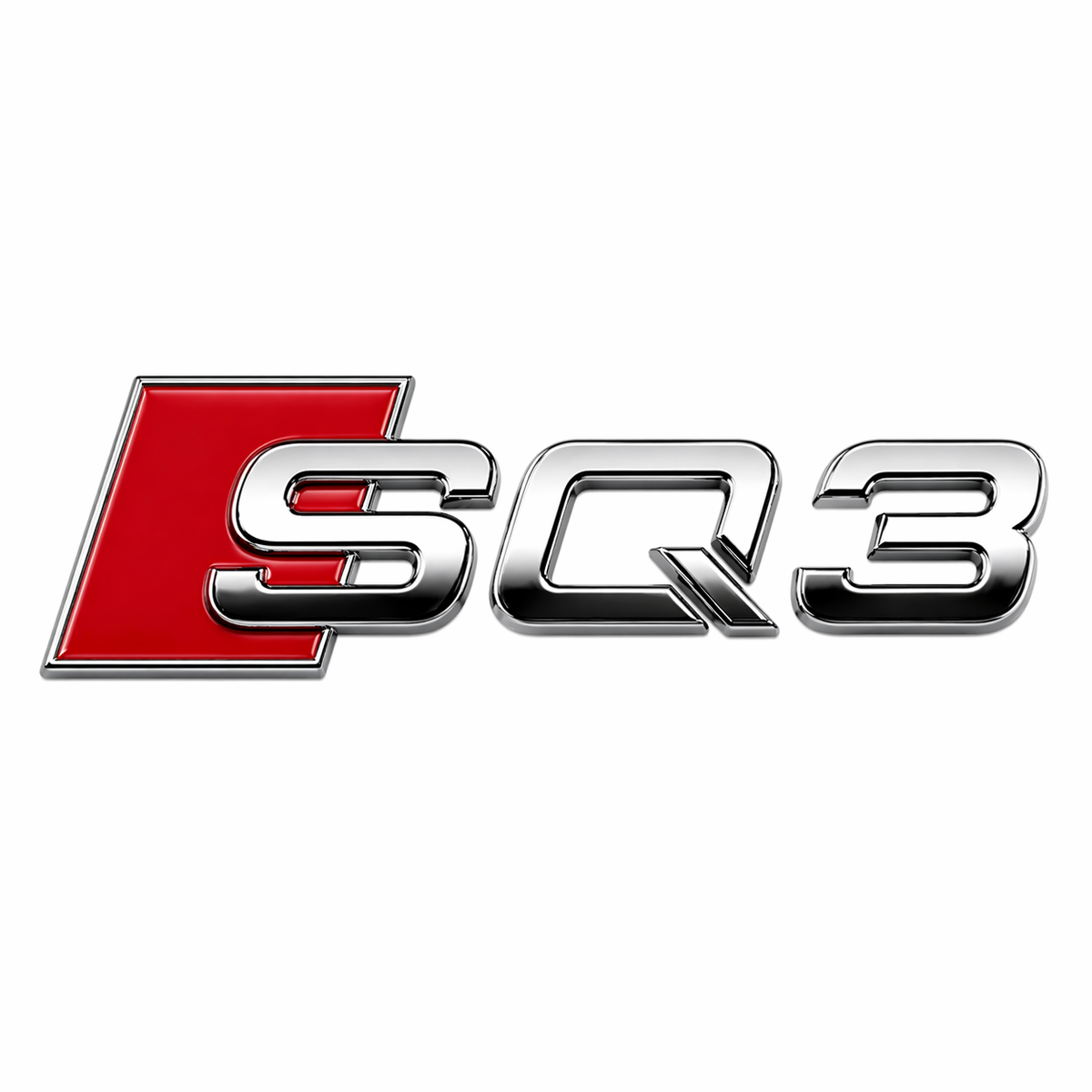 S Q3 Krom Bagaj Yazısı Audi Uyumlu