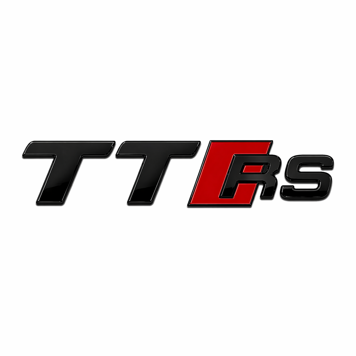 TT RS Siyah Bagaj Yazısı Audi Uyumlu