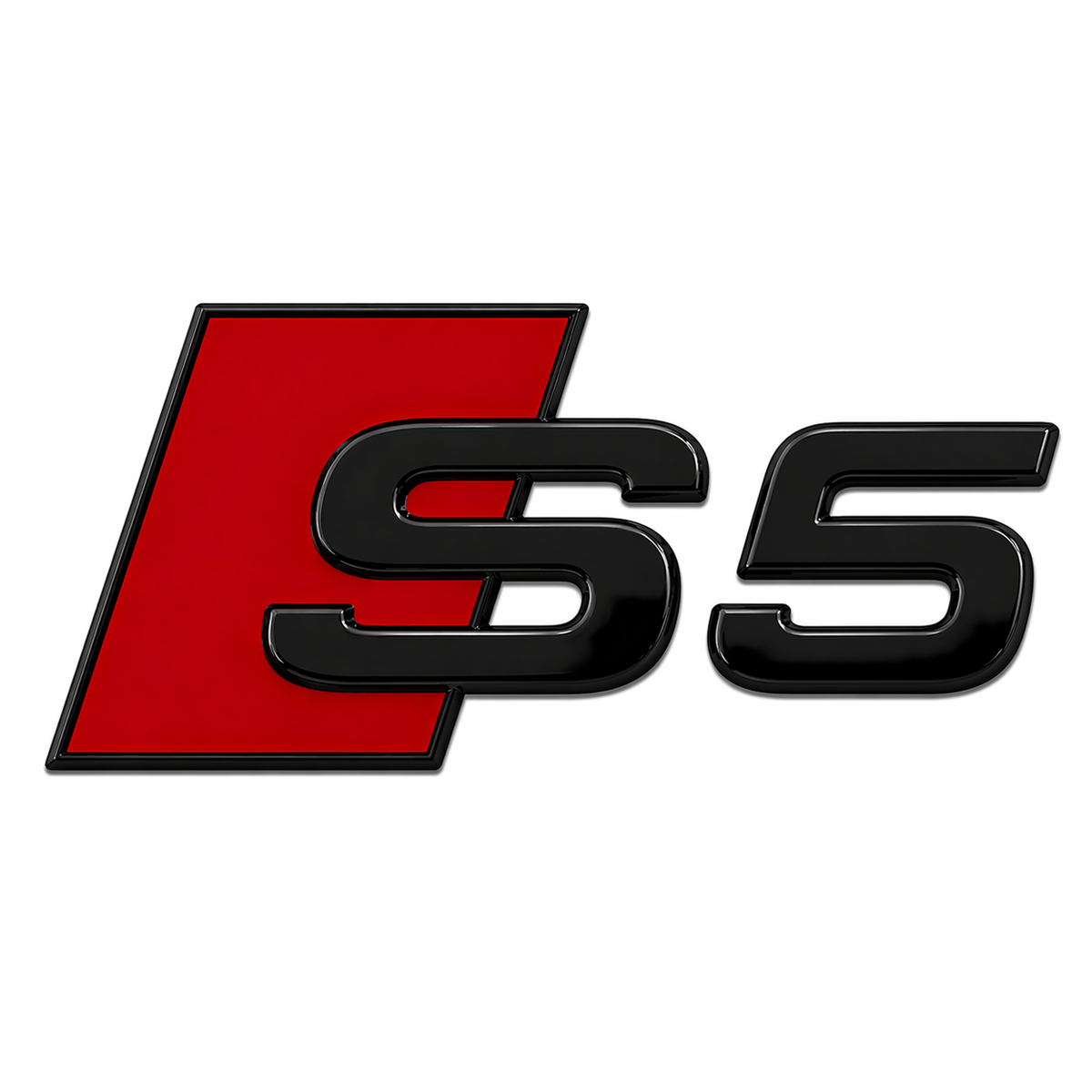 S5 Siyah Kırmızı Bagaj Yazısı Audi Uyumlu