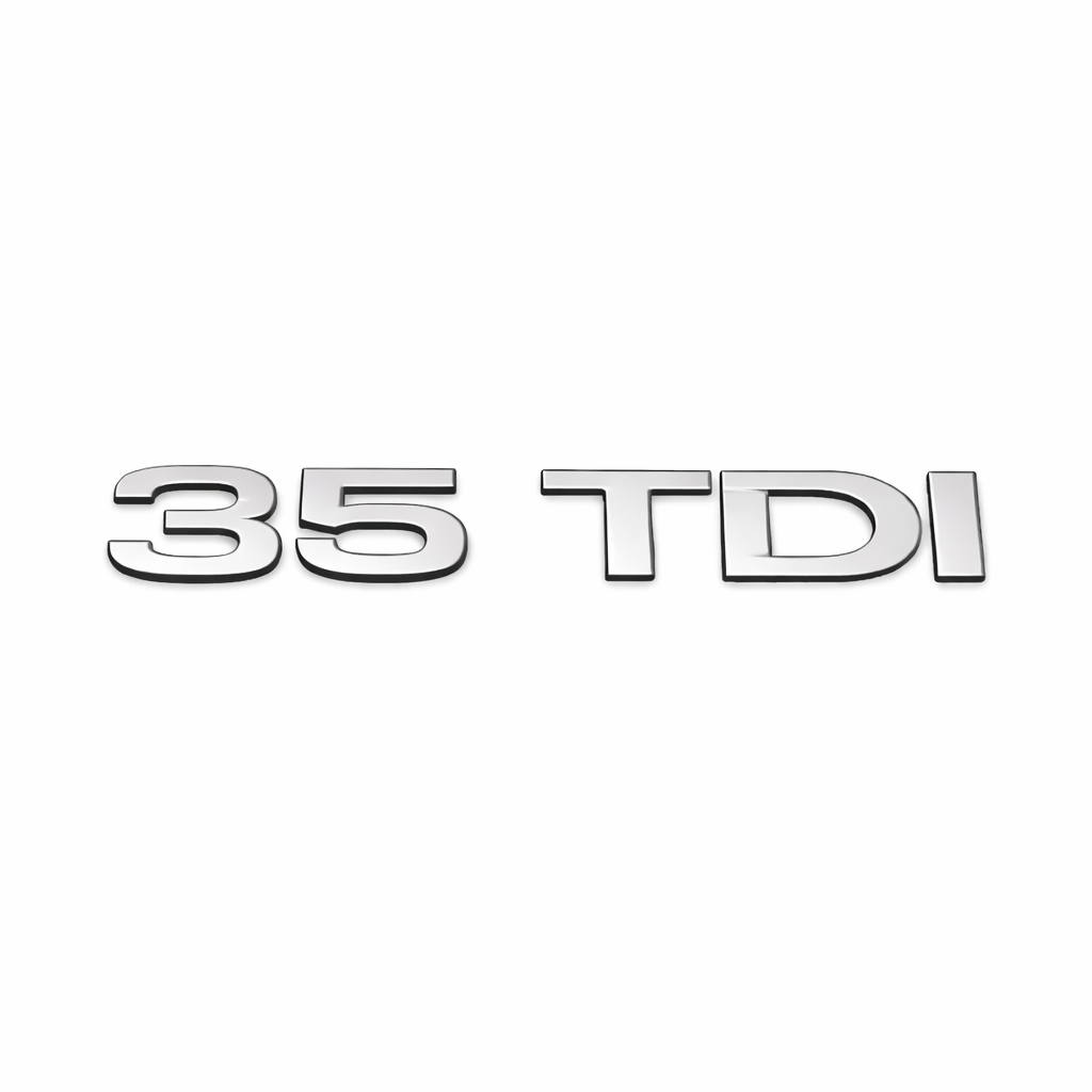 35 TDI Krom Bagaj Yazısı Audi Uyumlu