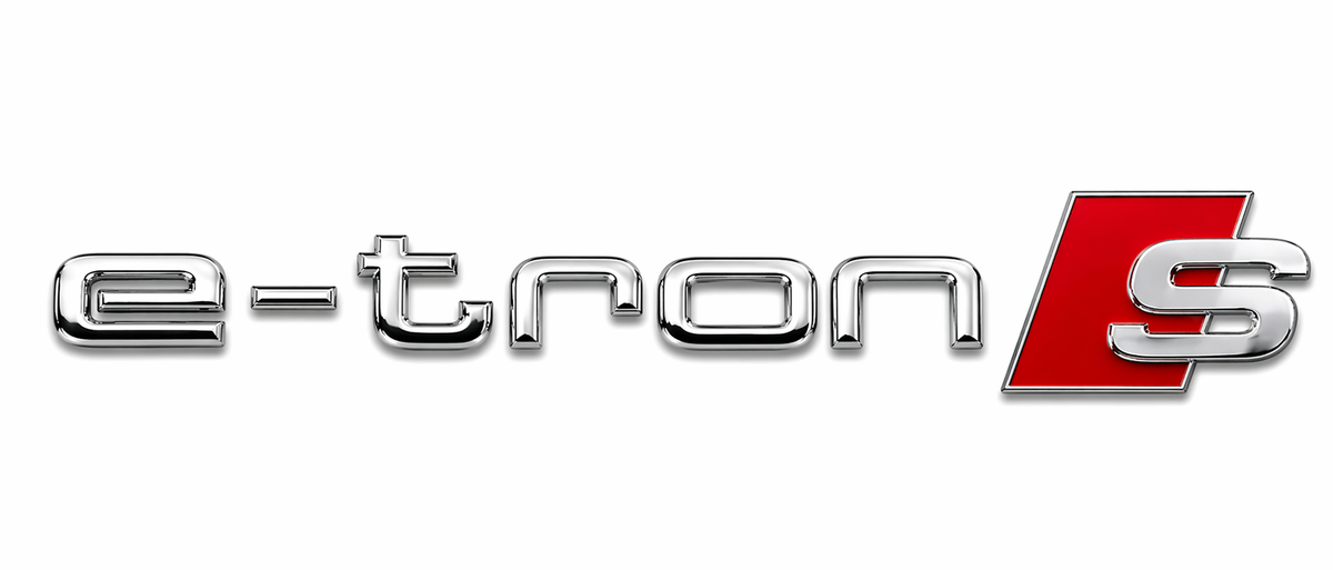 e-tron S Krom Bagaj Yazısı Audi Uyumlu