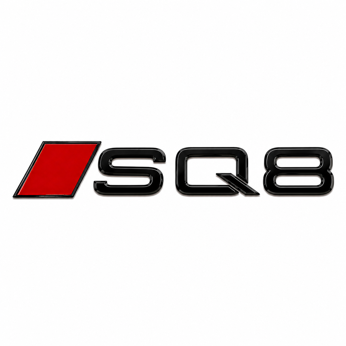 SQ8 Bayraklı, 2024-2025 Kırmızı Bagaj Yazısı Audi Uyumlu