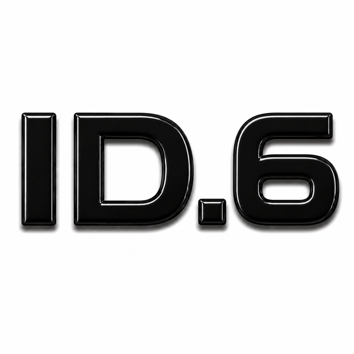 ID.6 Siyah Bagaj Yazısı Audi Uyumlu