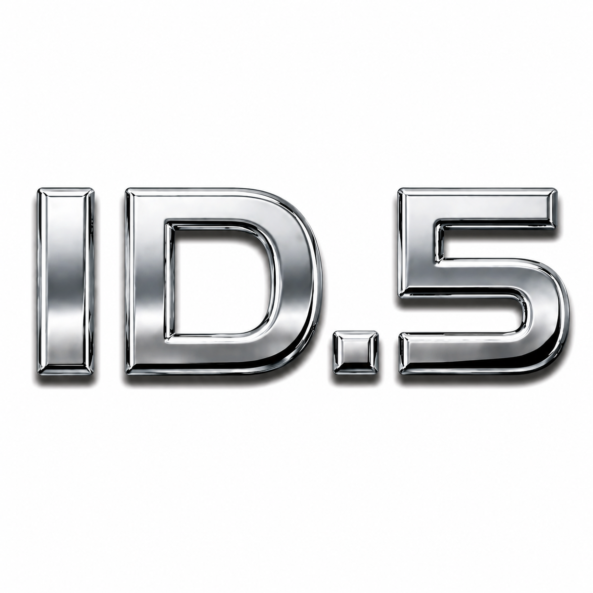 ID.5 Krom Bagaj Yazısı Audi Uyumlu
