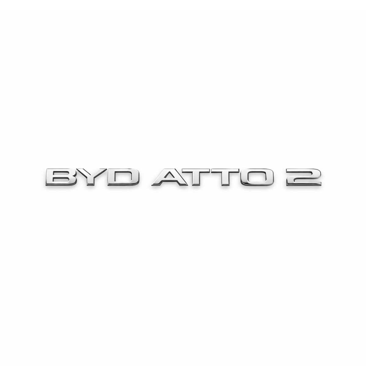 BYD ATTO2 Krom Bagaj Yazısı Byd Uyumlu