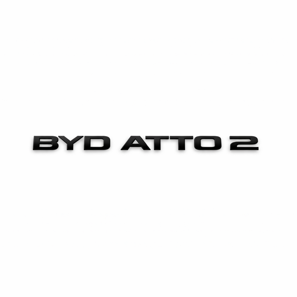 BYD ATTO2 Siyah Bagaj Yazısı Byd Uyumlu