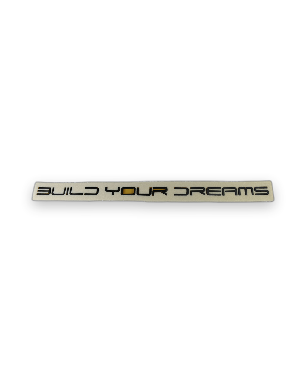 Build Your Dreams Küçük varyant Siyah Bagaj Yazısı Byd Uyumlu