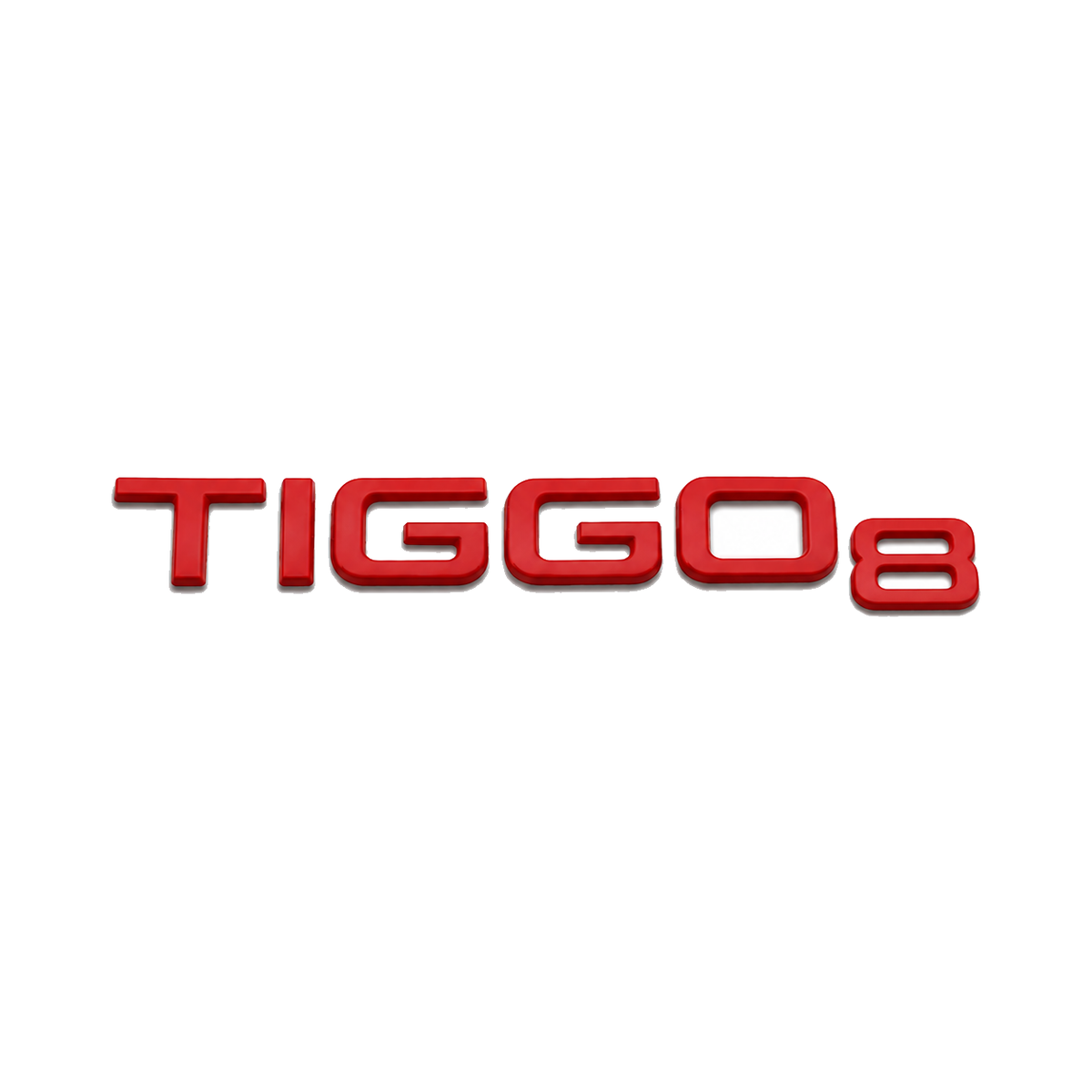 Tiggo 8 Yeni model Kırmızı Bagaj Yazısı Chery Uyumlu