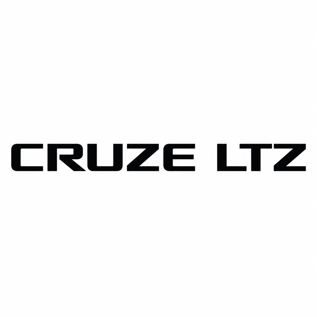 Cruze LTZ Siyah Bagaj Yazısı Chevrolet Uyumlu