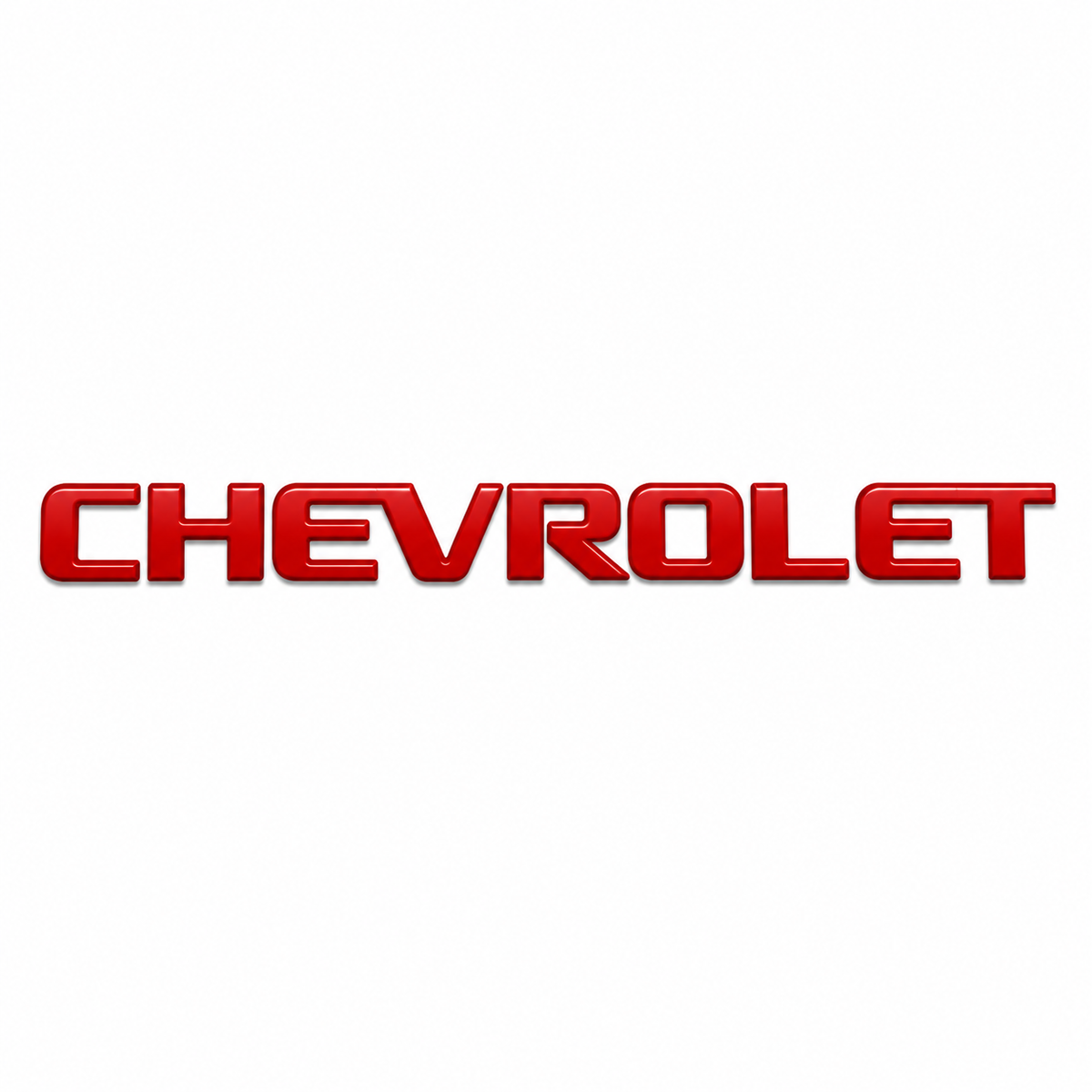 Chevrolet Kırmızı Bagaj Yazısı Chevrolet Uyumlu