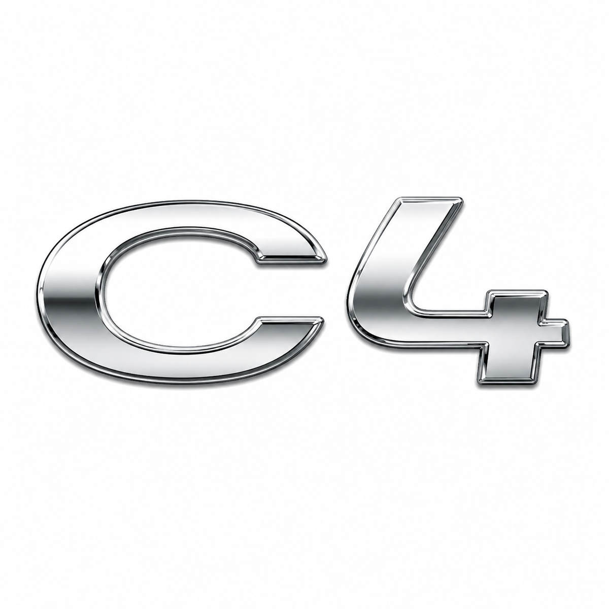 C4 Krom Bagaj Yazısı Citroen Uyumlu