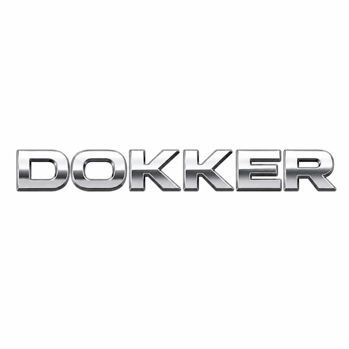Dokker Krom Bagaj Yazısı Dacia Uyumlu