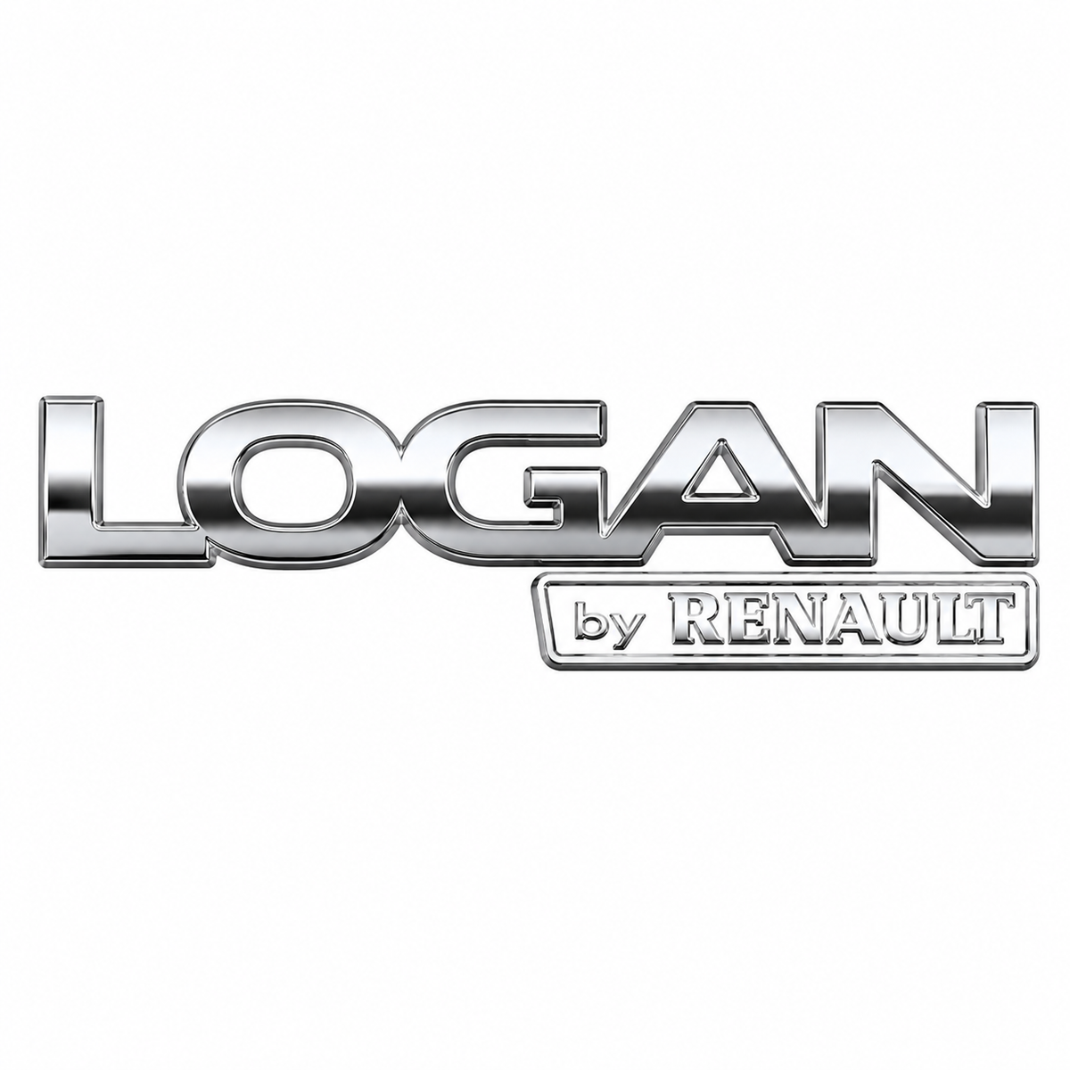Logan byRENAULT Krom Bagaj Yazısı Dacia Uyumlu