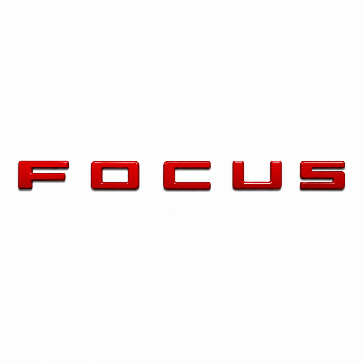 Focus Uzun Kırmızı Bagaj Yazısı Ford Uyumlu