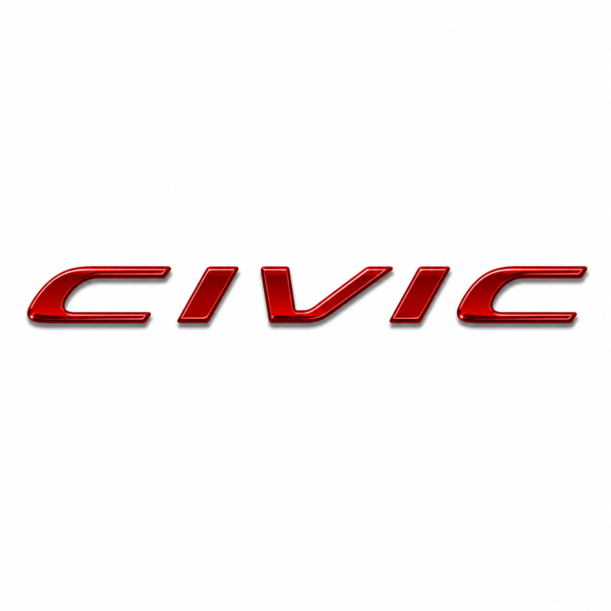 Civic Kırmızı Bagaj Yazısı Honda Uyumlu