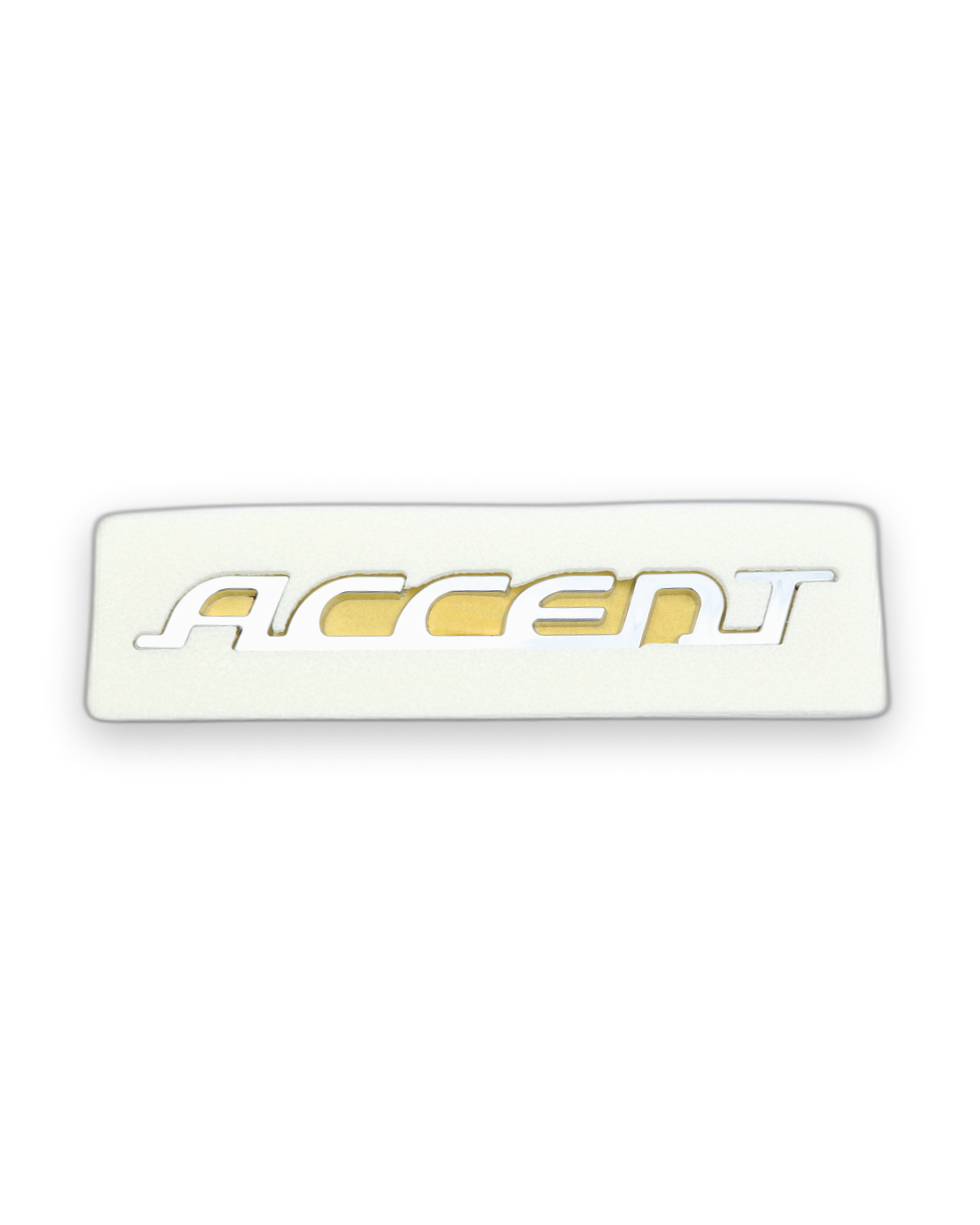 Accent 2006-2010 Krom Bagaj Yazısı Hyundai Uyumlu