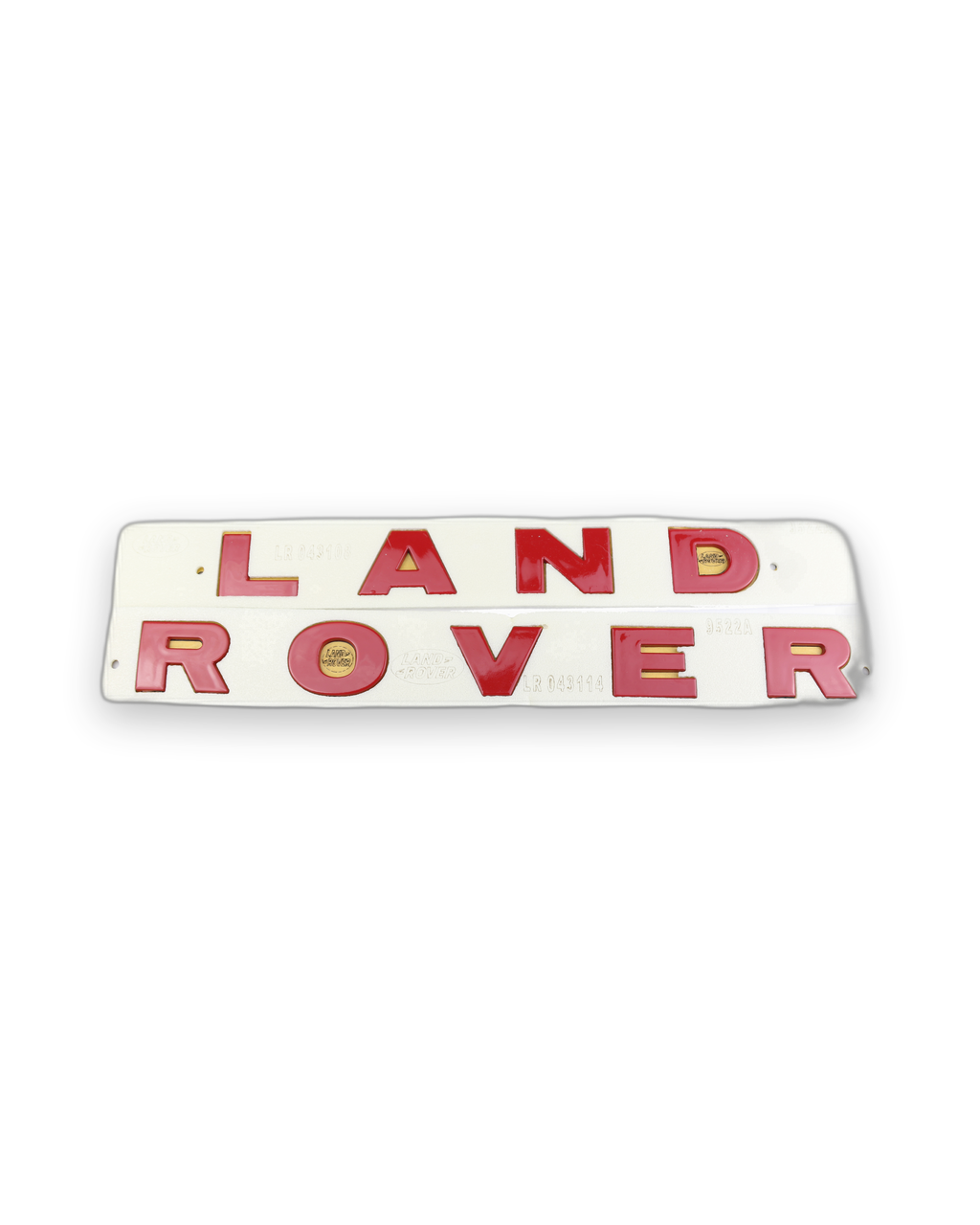 Land Rover Kırmızı Bagaj Yazısı Land-Range Uyumlu