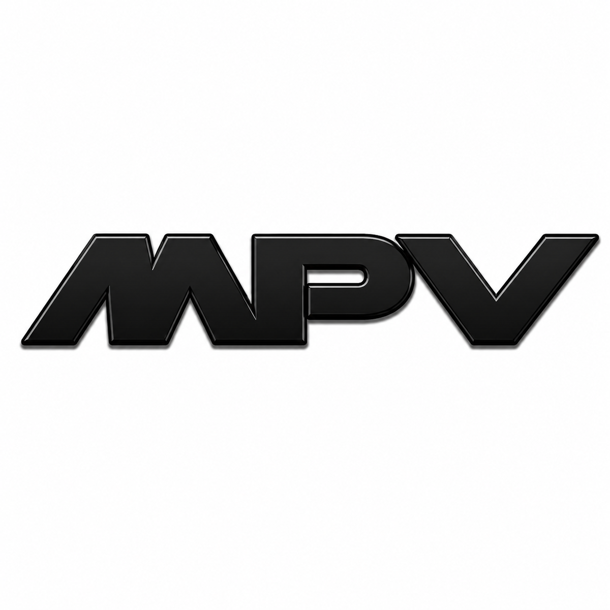 MPV Siyah Bagaj Yazısı Mazda Uyumlu