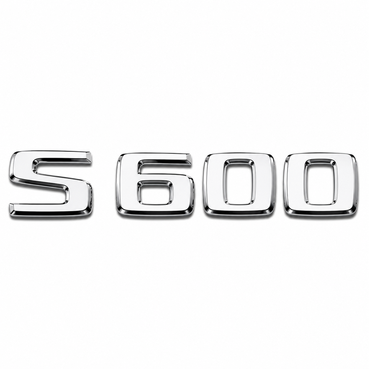 S 600 Krom Bagaj Yazısı Mercedes-Benz Uyumlu