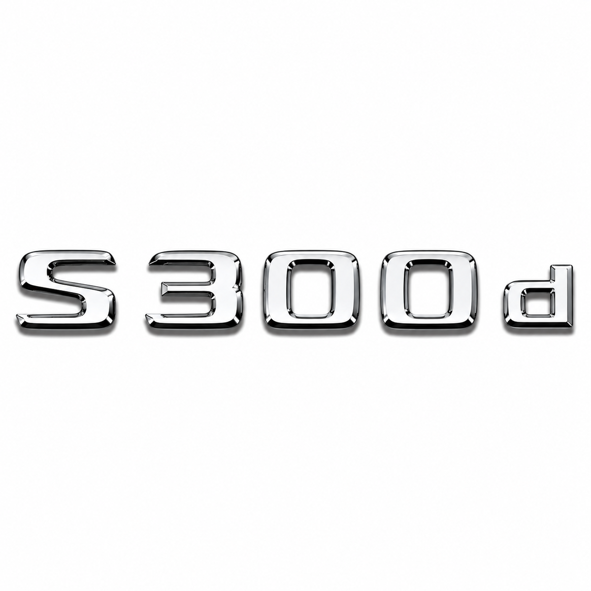 S 300 d Krom Bagaj Yazısı Mercedes-Benz Uyumlu