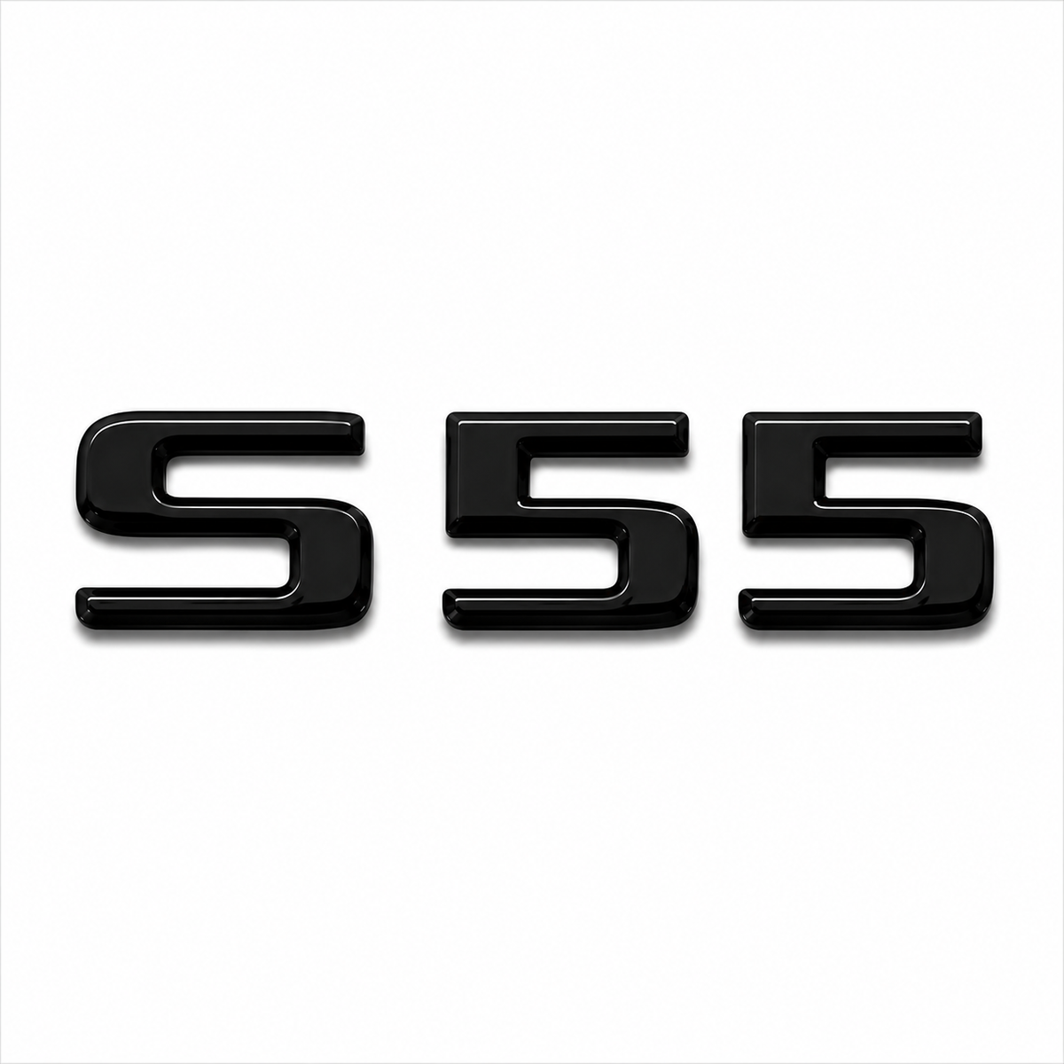 S 55 Siyah Bagaj Yazısı Mercedes-Benz Uyumlu