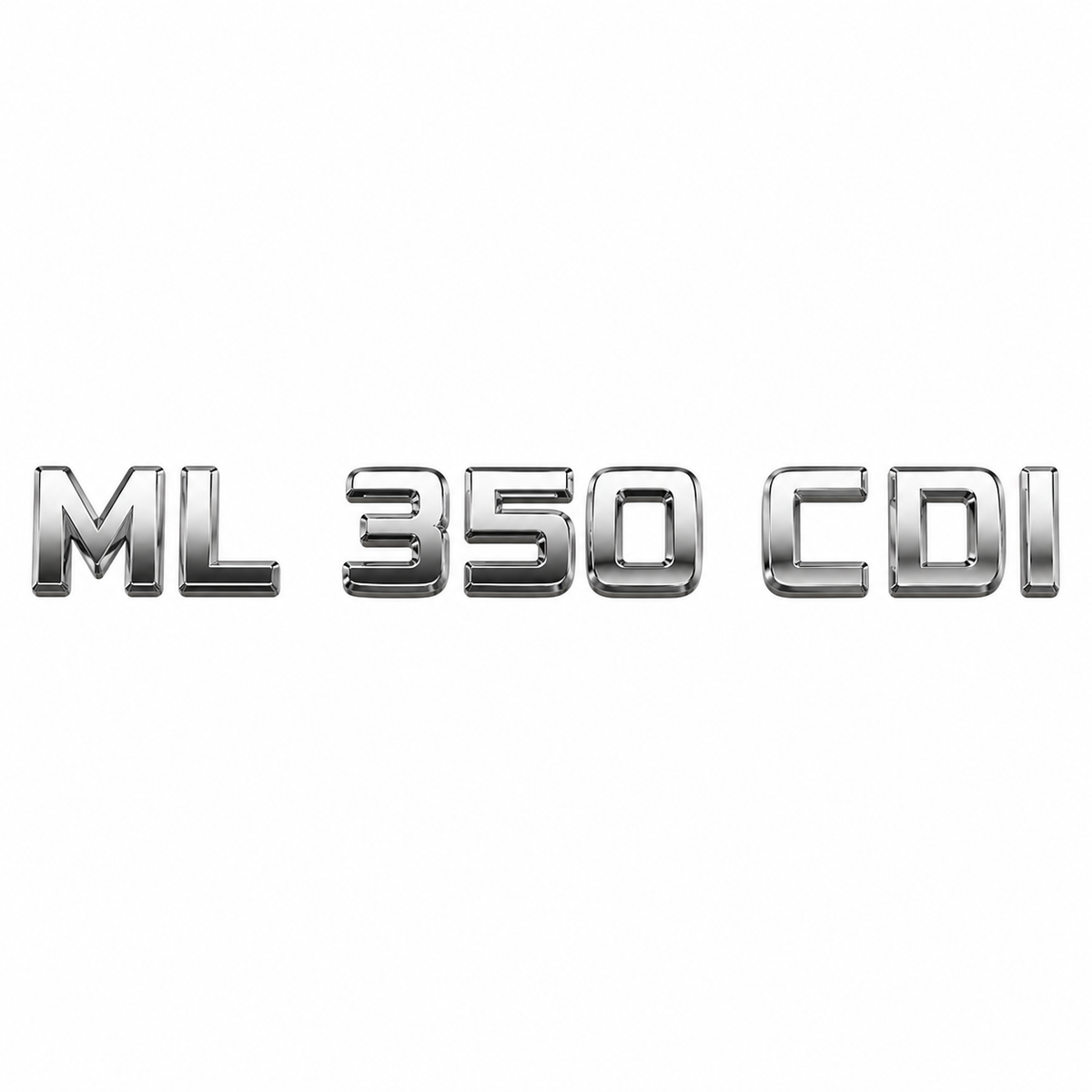 ML 350 CDI Krom Bagaj Yazısı Mercedes-Benz Uyumlu