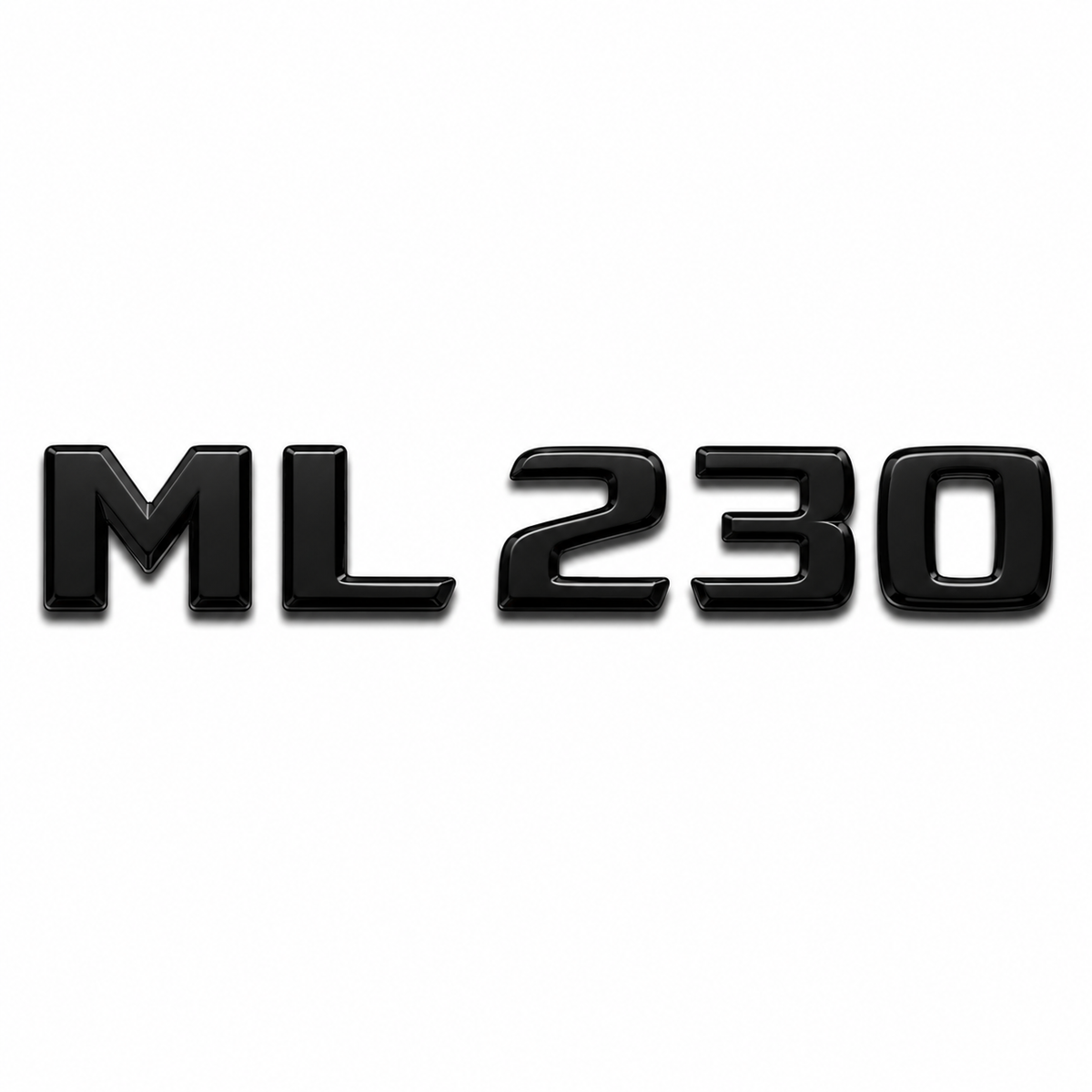 ML 230 Siyah Bagaj Yazısı Mercedes-Benz Uyumlu