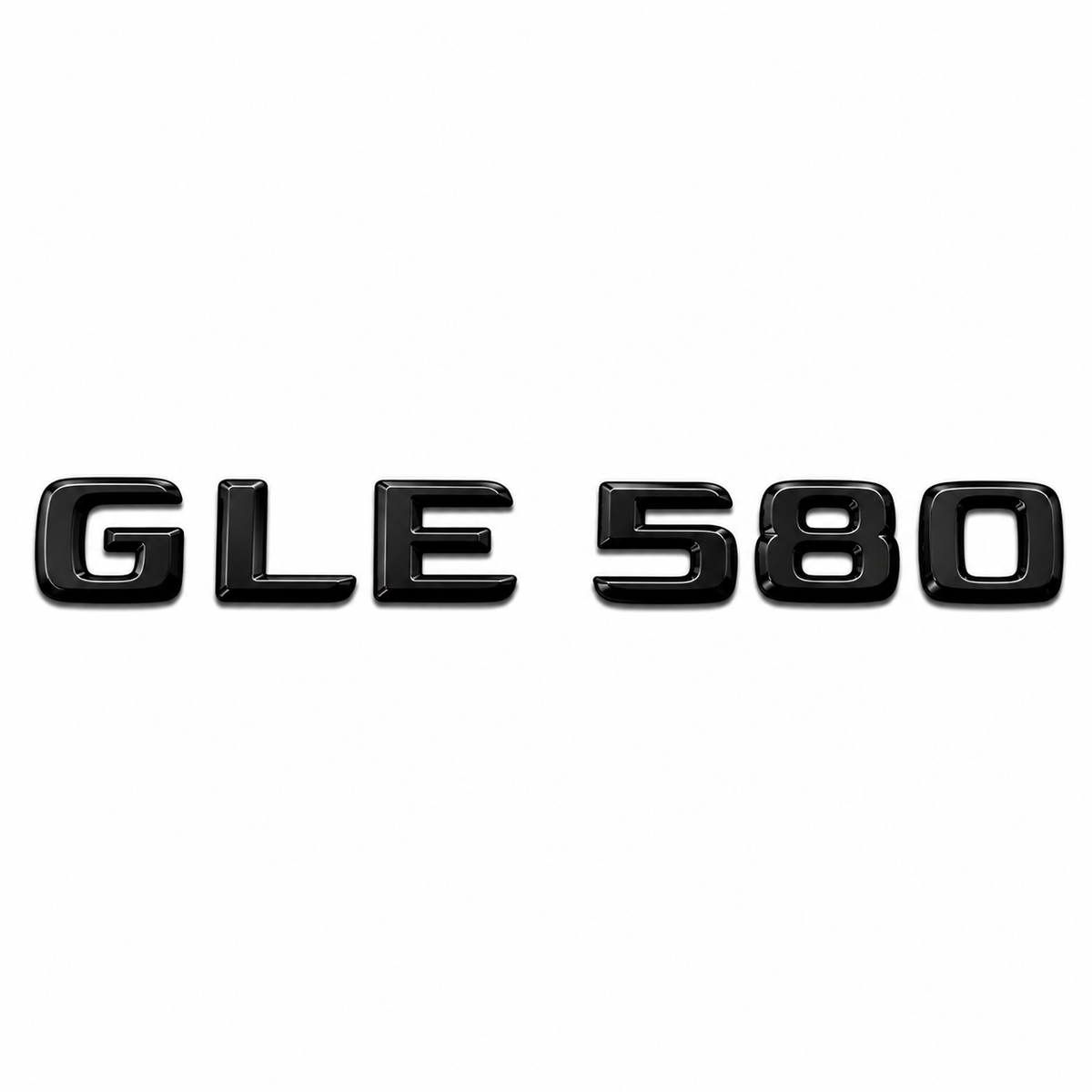 GLE 580 Mercedes-Benz GLE 580 yazısı Siyah Bagaj Yazısı Mercedes-Benz Uyumlu
