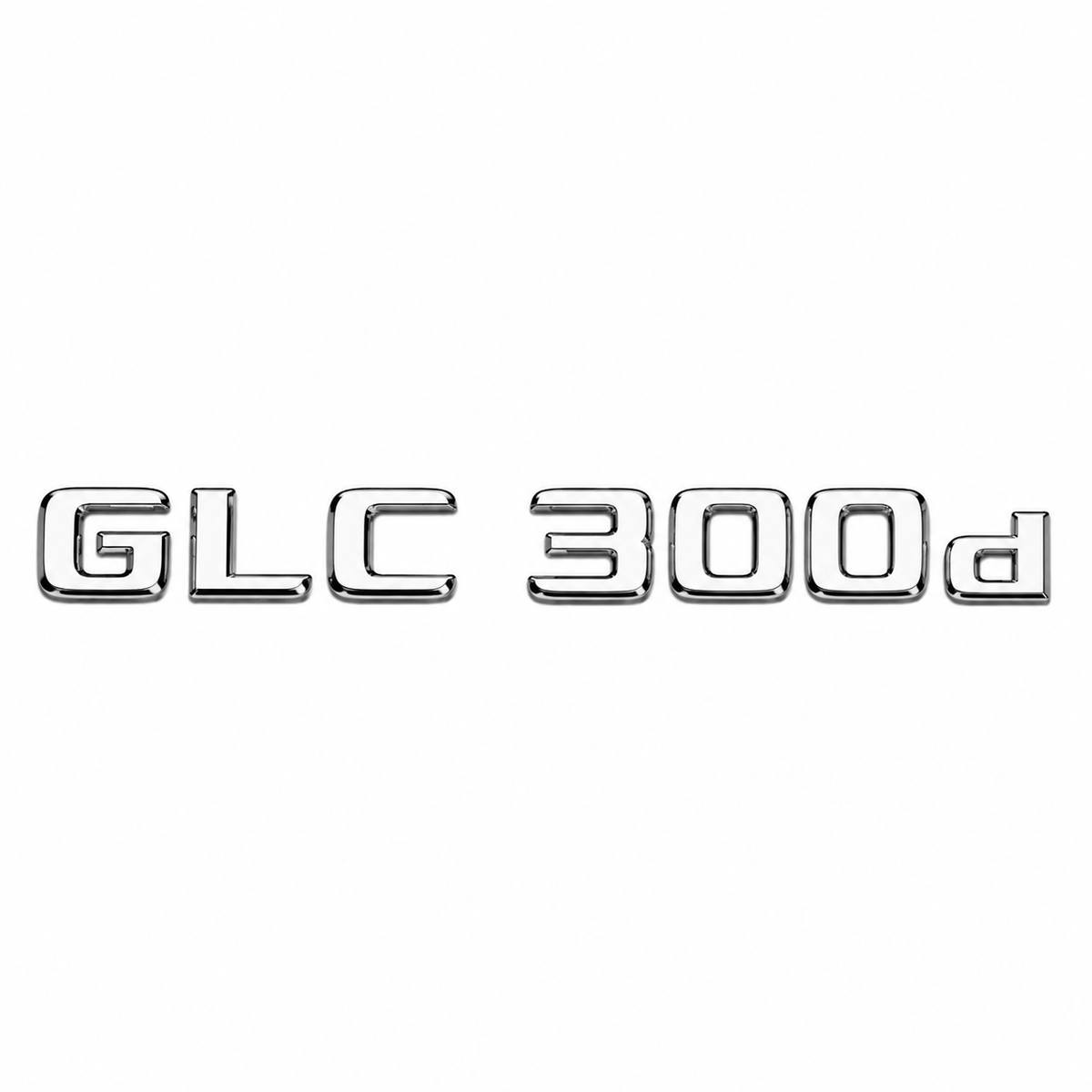GLC 300 d Krom Bagaj Yazısı Mercedes-Benz Uyumlu