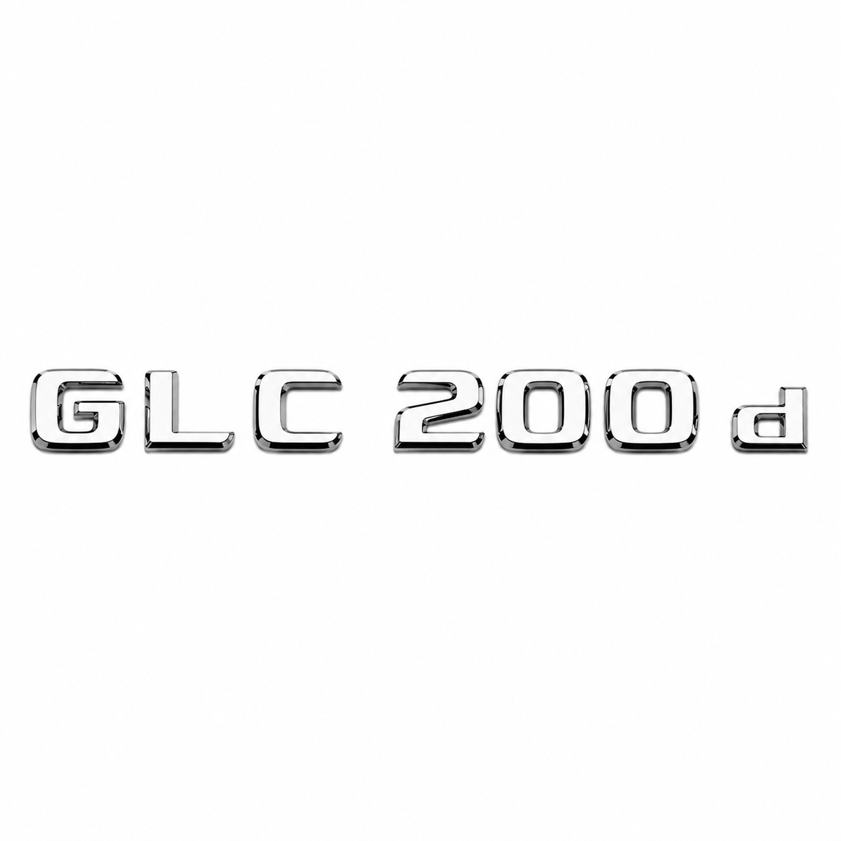 GLC 200 d Krom Bagaj Yazısı Mercedes-Benz Uyumlu