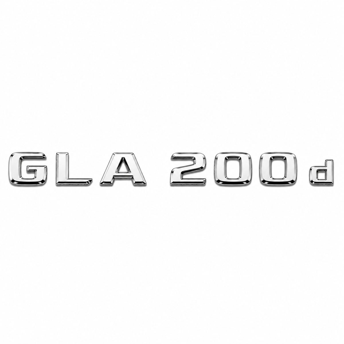 GLA 200 d Krom Bagaj Yazısı Mercedes-Benz Uyumlu