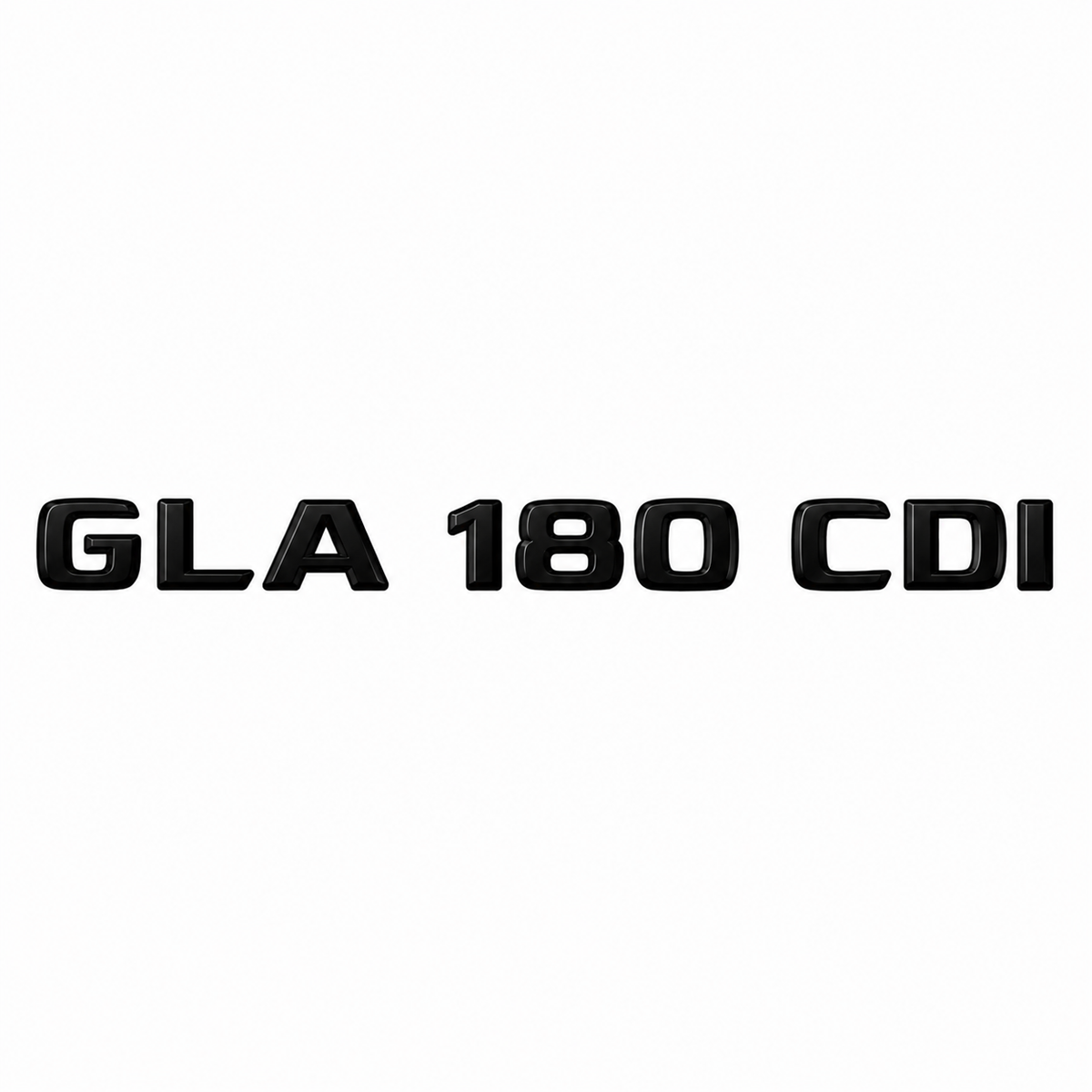 GLA 180 CDI Siyah Krom Bagaj Yazısı Mercedes-Benz Uyumlu