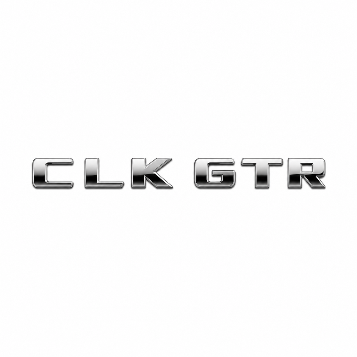 CLK GTR Krom Bagaj Yazısı Mercedes-Benz Uyumlu