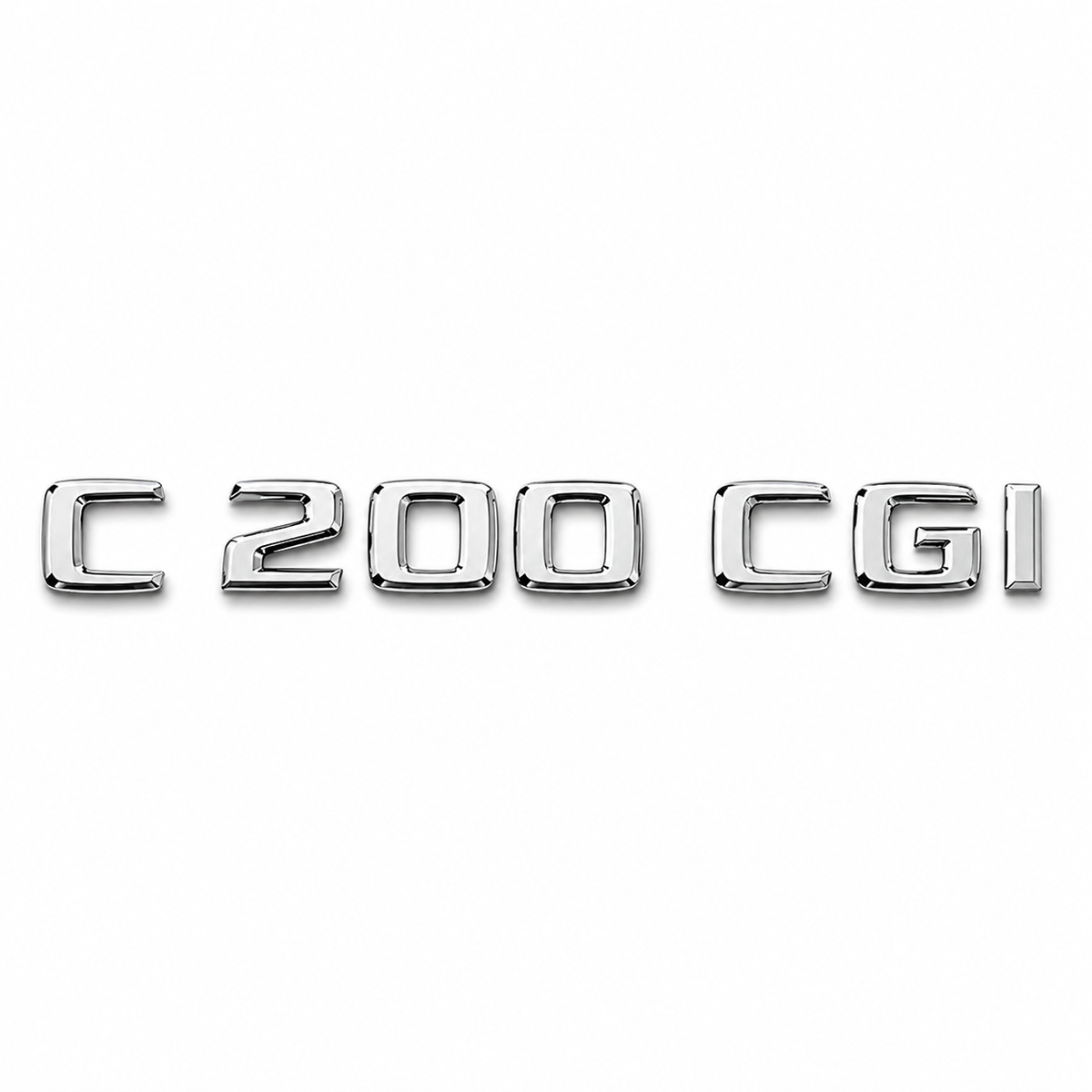 C 200CGI Krom Bagaj Yazısı Mercedes-Benz Uyumlu