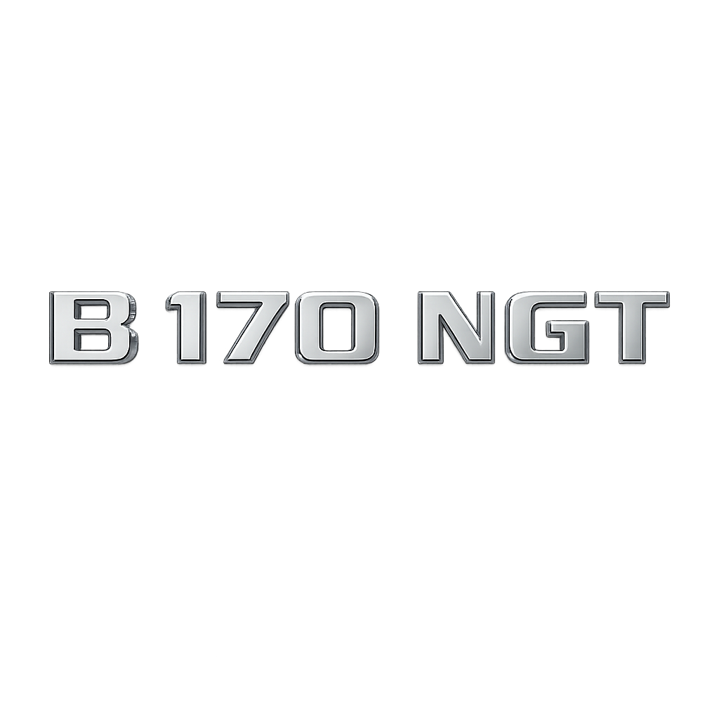 B 170 NGT Krom Bagaj Yazısı Mercedes-Benz Uyumlu