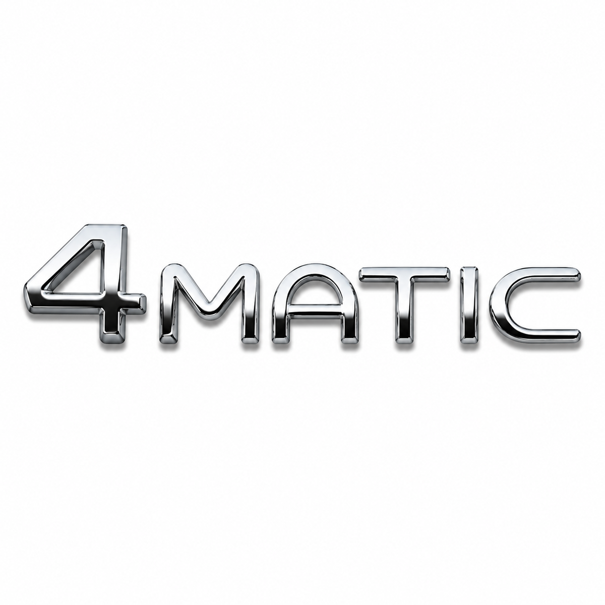 4MATIC Krom Bagaj Yazısı Mercedes-Benz Uyumlu
