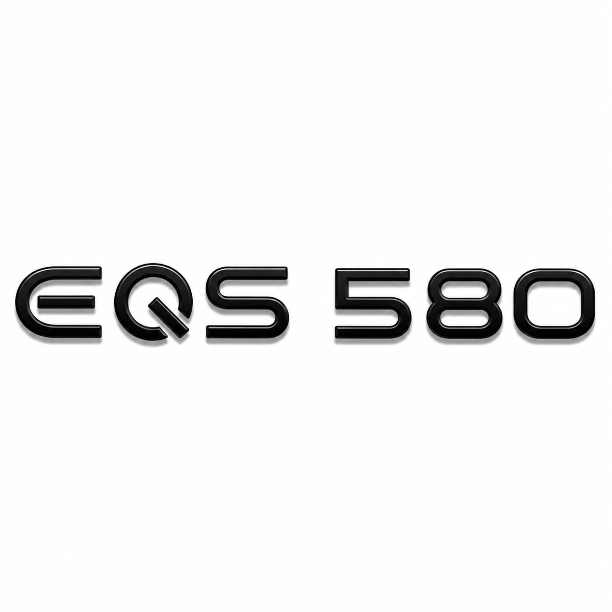 EQS 580 Siyah Bagaj Yazısı Mercedes-Benz Uyumlu
