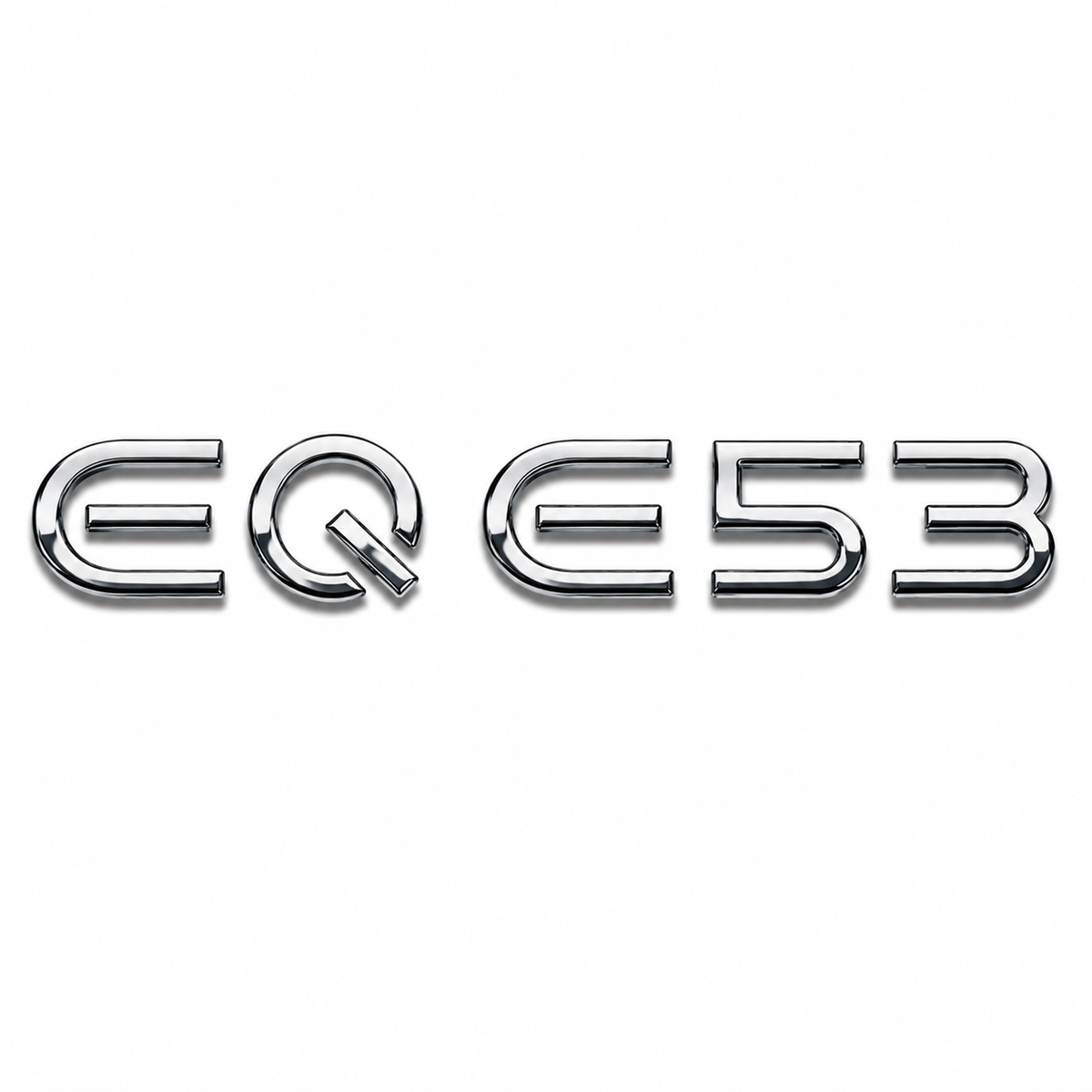 EQE 53 Krom Bagaj Yazısı Mercedes-Benz Uyumlu