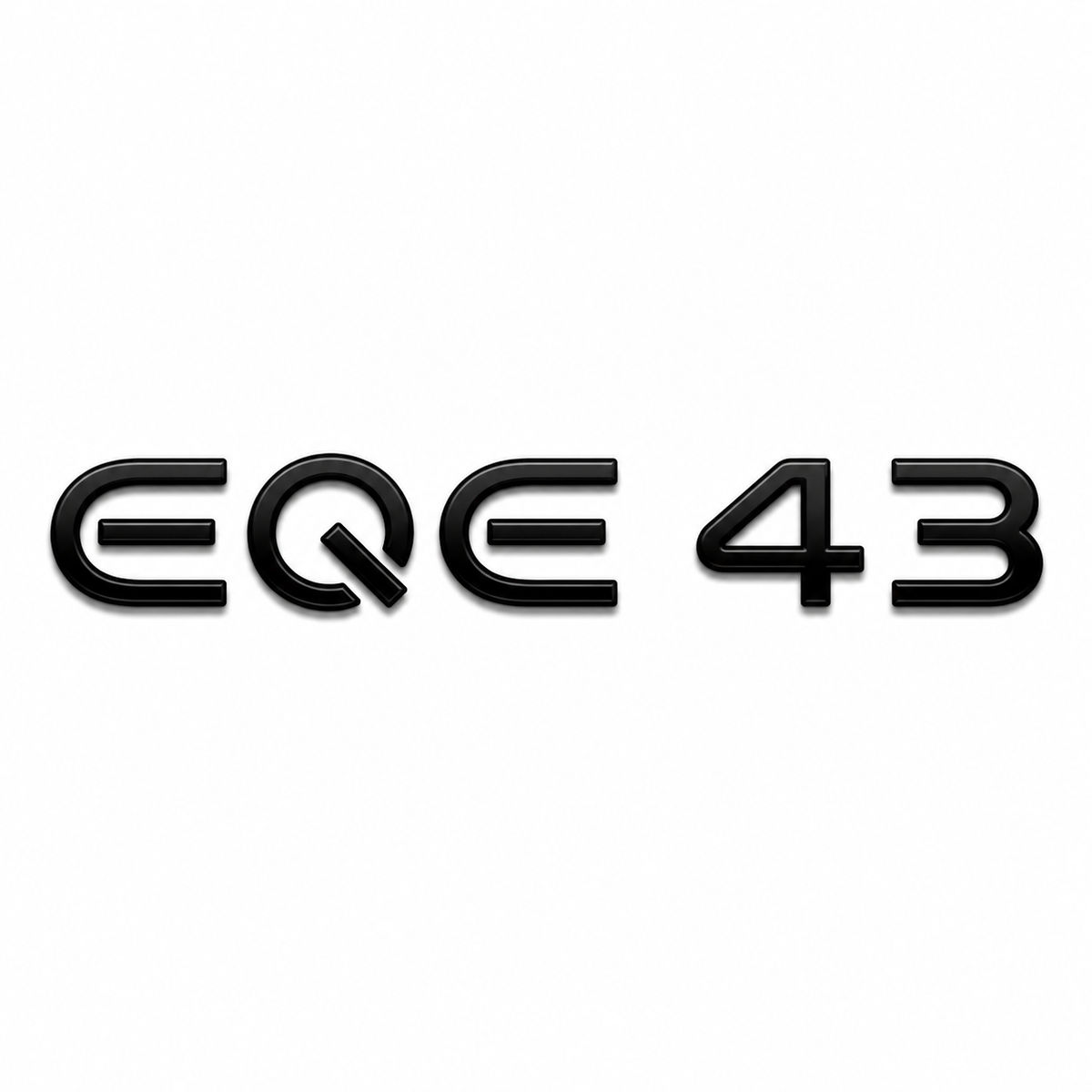 EQE 43 Siyah Bagaj Yazısı Mercedes-Benz Uyumlu