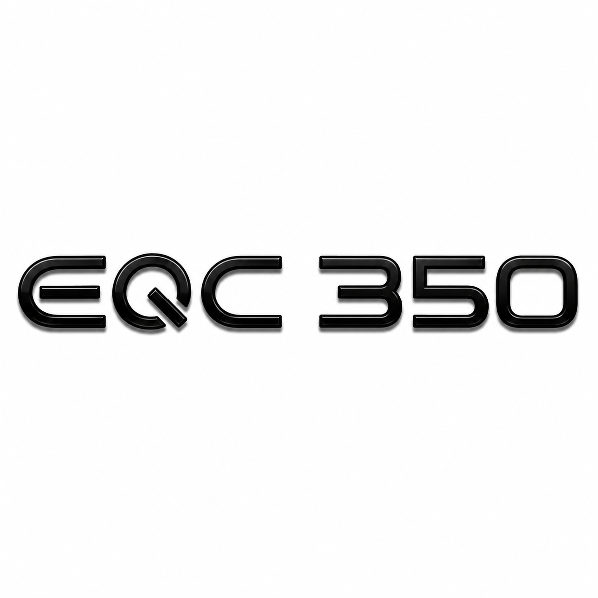 EQC 350 Siyah Bagaj Yazısı Mercedes-Benz Uyumlu