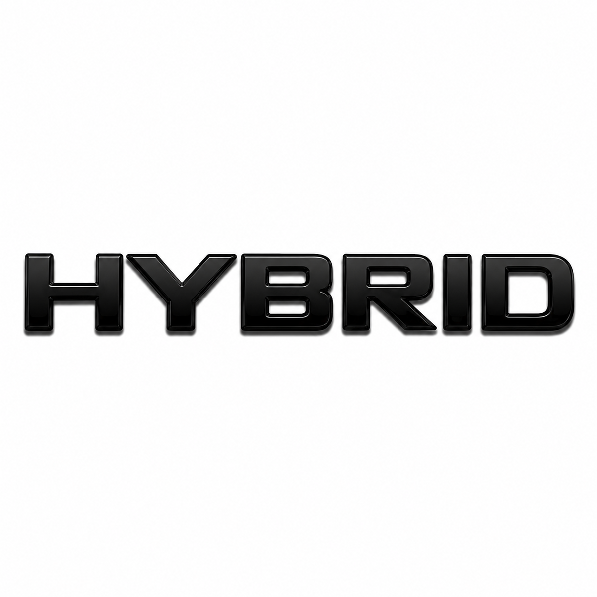 HYBRID Düz Siyah Bagaj Yazısı Mercedes-Benz Uyumlu