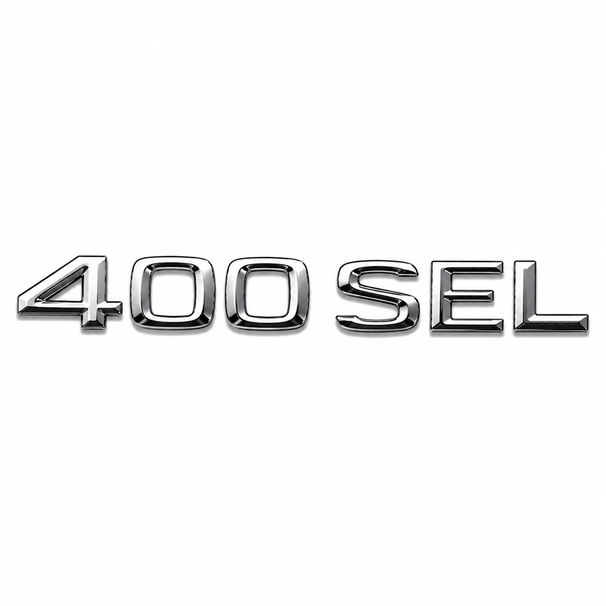 400 SEL Krom Bagaj Yazısı Mercedes-Benz Uyumlu