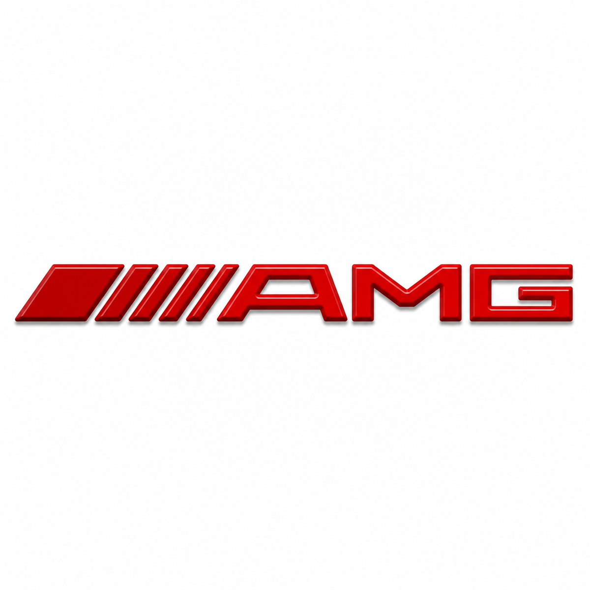 AMG Düz Konsol Kırmızı Bagaj Yazısı Mercedes-Benz Uyumlu