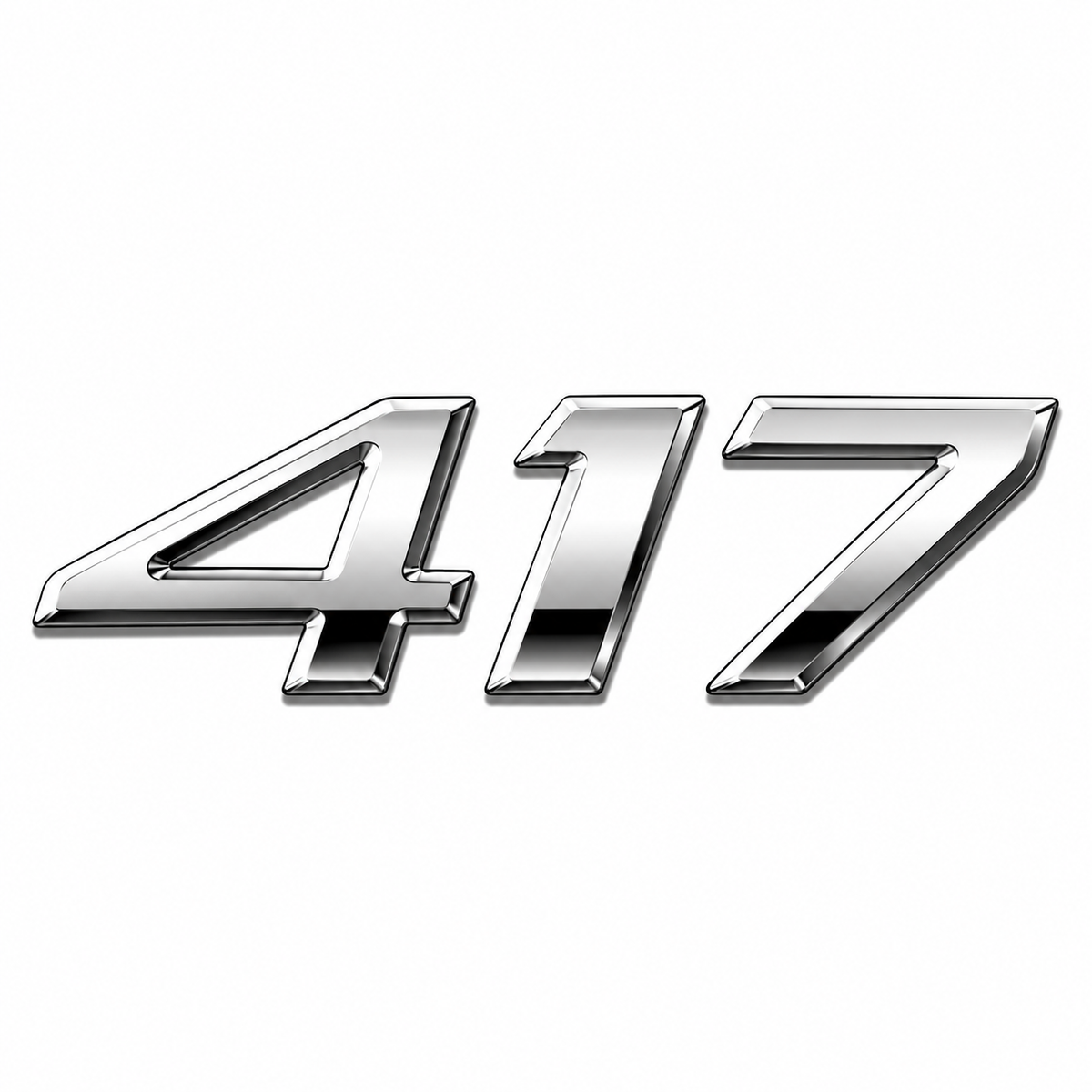 417 Krom Bagaj Yazısı Mercedes-Benz Uyumlu