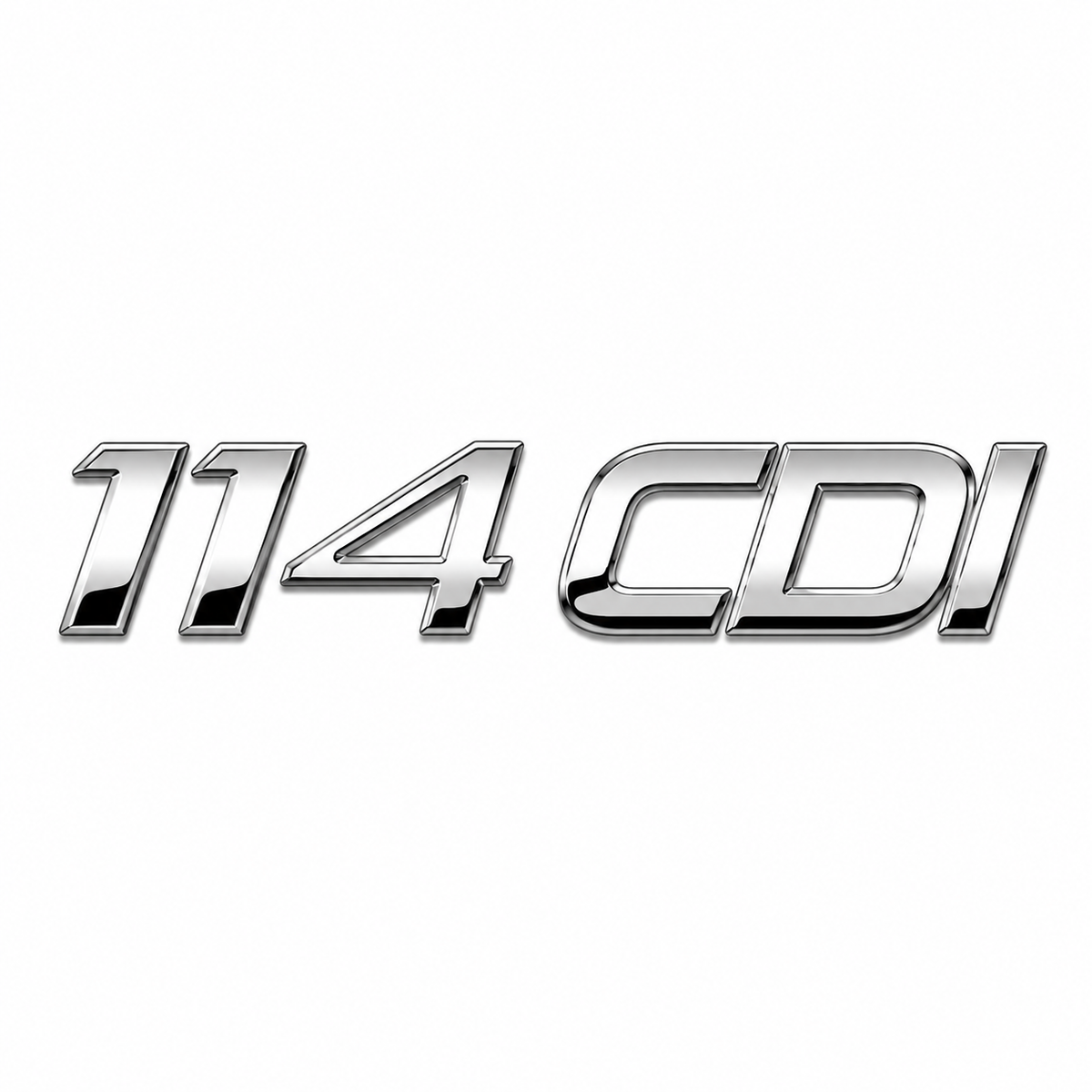114 CDI 2014 sonrası Krom Bagaj Yazısı Mercedes-Benz Uyumlu