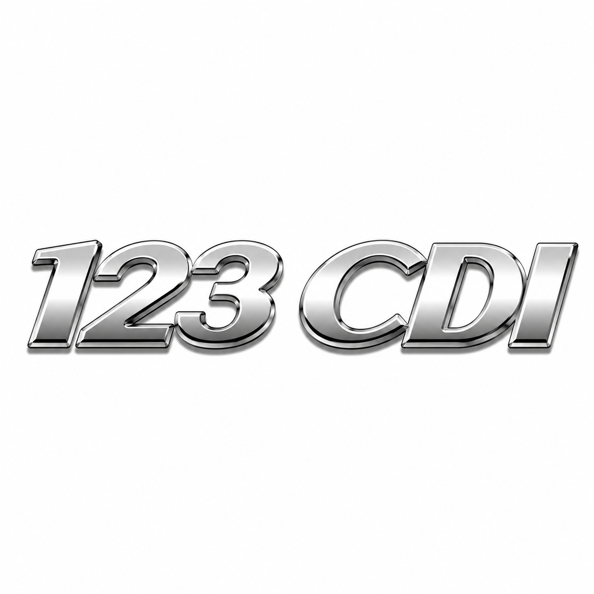 123 CDI Krom Bagaj Yazısı Mercedes-Benz Uyumlu